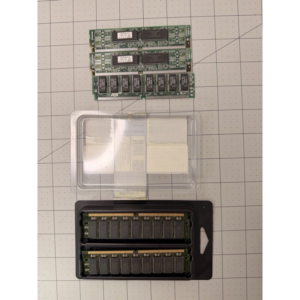 Vintage RAM Memory Lot Kingston KTM7318/8 8MB Kit IBM AST 72-Pin SIMM